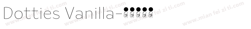 Dotties Vanilla字体转换